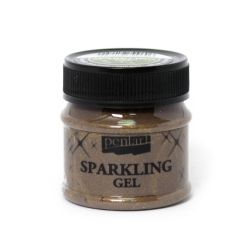 Sparkling gel (ιριδίζουσα πάστα) 50 ml, Pentart, Thorn Gold